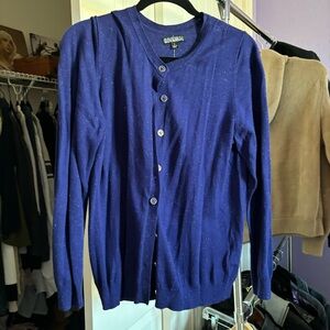 Blue glittery cardigan